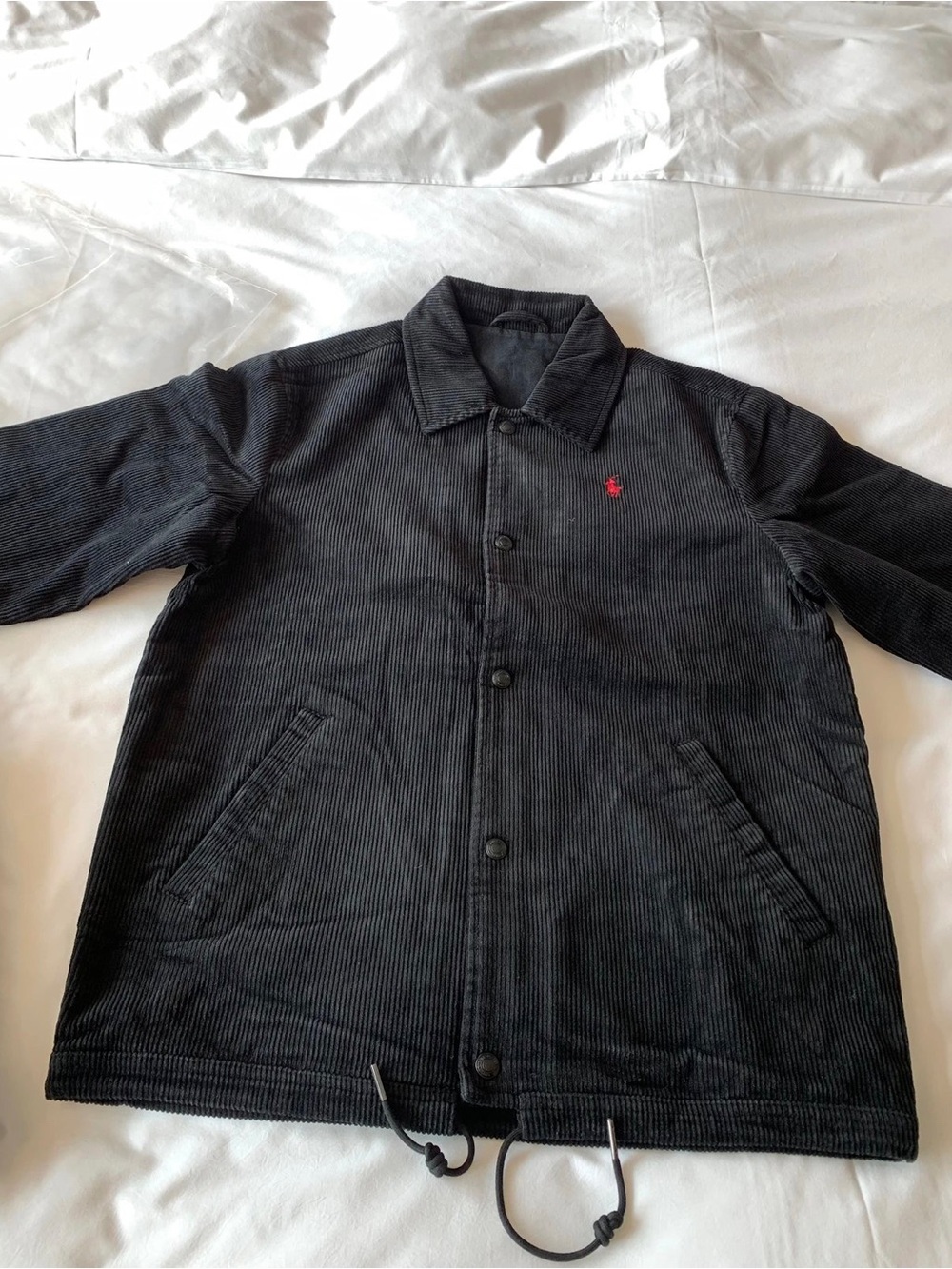 NWOT | RALPH LAUREN | Logo-Embroidered Corduroy Overshirt | S
